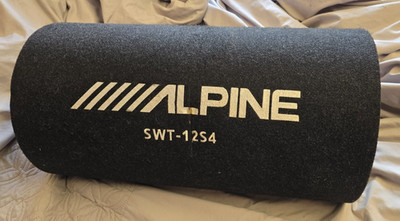 Alpine SWT-12S4 SVC 4 OHM 12'' BASSRÖHRE SUBKANONE, BELÜFTET, PORTIERT, 300W RMS, 1000W.