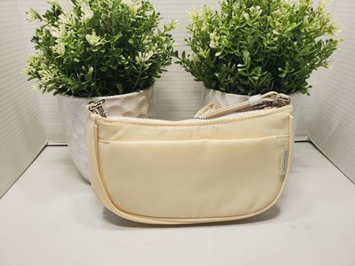 Lululemon City Essentials Mini Shoulder Bag 1L, Cream/Silver