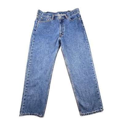 Levi's Blue 550 Relaxed Fit Jeans Mens 38x30 Medium Wash Denim 00550-4891