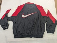 Vintage White Tag Nike Windbreaker Jacket Full Zip 90  s XL