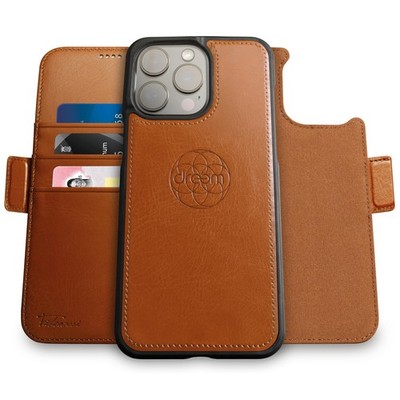 Dreem Fibonacci Wallet Case For Iphone 14 Pro Max 2-In-1 Detachable Vegan