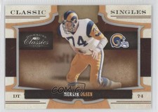 2009 Donruss Classics Classic Singles Silver 90/250 Merlin Olsen #19 HOF gc7