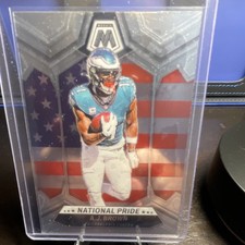 Panini Mosaic National Pride #265 A.J. Brown Philadelphia Eagles Football Card
