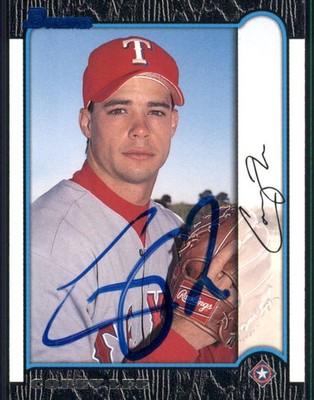 1999 Bowman #122 Corey Lee - On Card Autograph