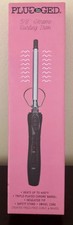 Plugged In Chrome 3/8" Curling Iron, Spiral Curls  Waves, New In Box