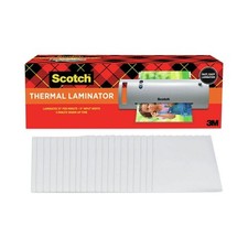Scotch TL902VP Thermal Laminator Value Pack 9" w/ 20 Letter Size Pouches New