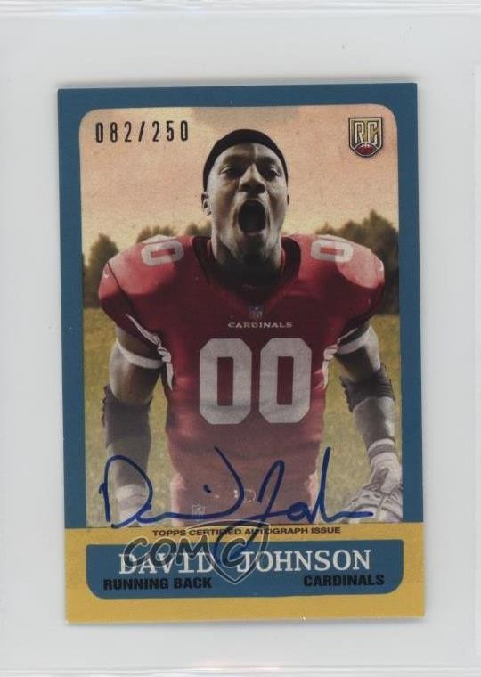 David Johnson Topps 1963 Mini Rookie Autographs #DJO Base