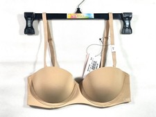 NWT Calvin Klein Women's 32B Perfectly Fit Strapless Push Up Bra QF5677 Bare