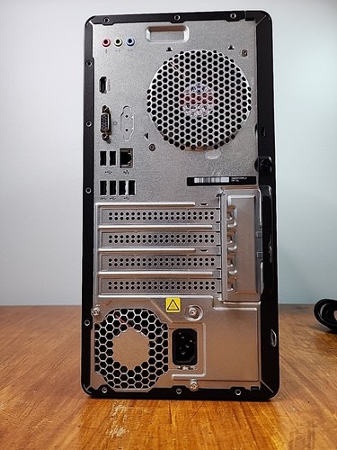 HP Pavilion Desktop 595-p0074 Intel i5-8400 12GB 1TB HDD 128GB SSD WiFi AC Cord - Picture 5 of 11