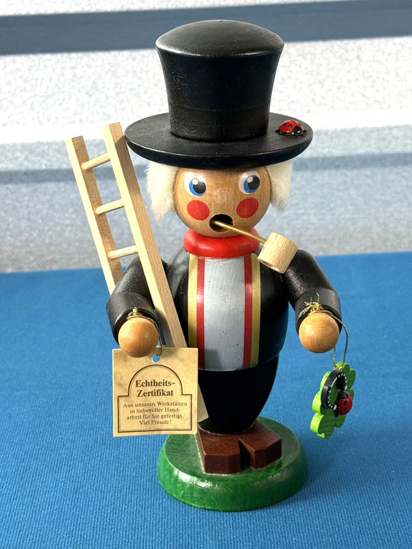 VTG German Incense Wood Smoker Chimney Sweeper Christian Ulbricht West Germany
