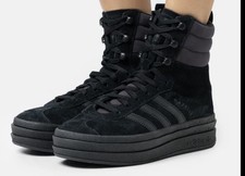 Men's adidas Gazelle Shoes 'Triple Black' High tops Sneakers