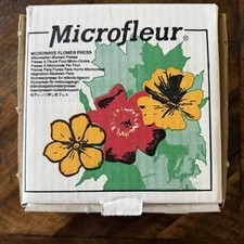 Microfleur Microwave Regular Flower Press Kit 5.5" Instruction + Refill