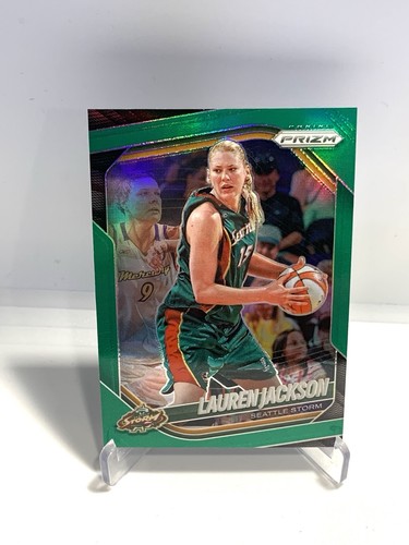 2025 panini wnba prizm LAUREN JACKSON # 91 base green prizm