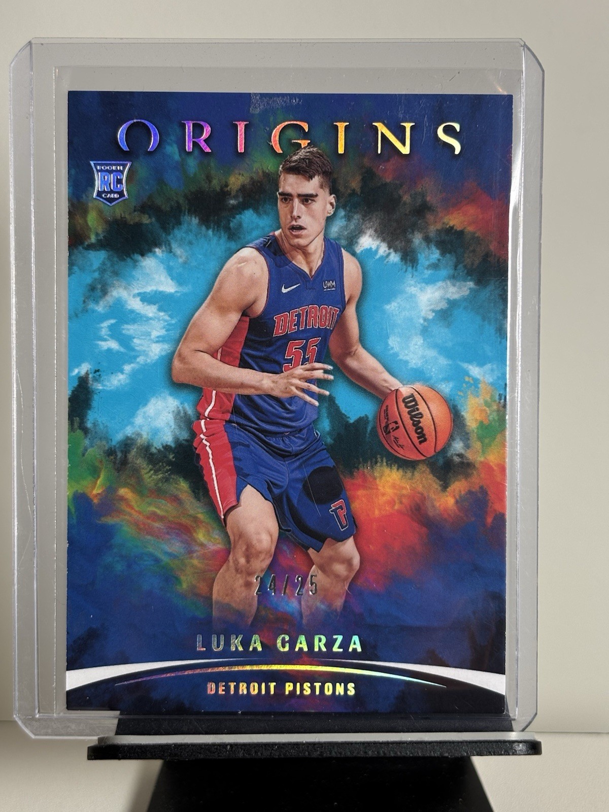 2021-22 P Luka Garza Origins Turquoise /25 #88 (RC) - Minnesota Timberwolves