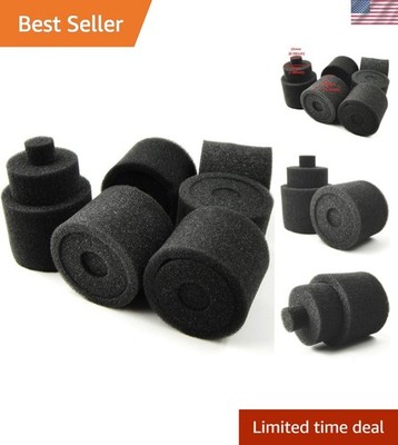Lightweight 1/8 RC Nitro Engine Buggy Dust Filter Sponges - 6pc Replacement Set