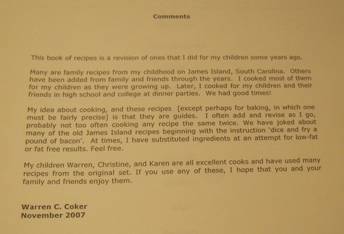 Harbor View House Recipes James Island SC WARREN COKER 2007 Revised Edition - Picture 3 of 4