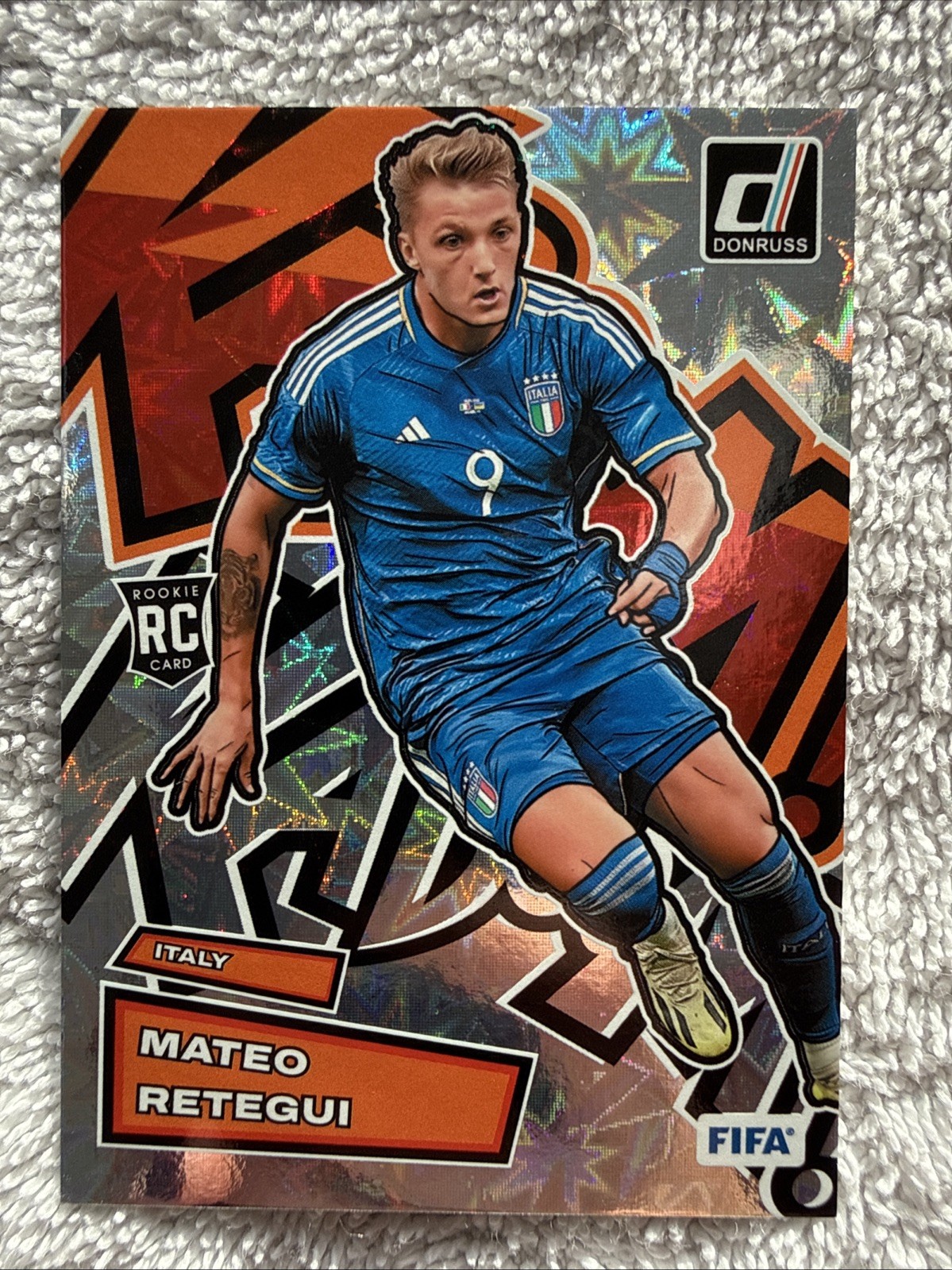 2023-24 Mateo Retegui Rookie KABOOM Donruss Fifa Italy #20