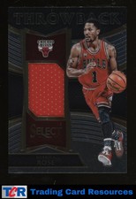2016-17 Panini Select #43 Derrick Rose Throwback Memorabilia #/199