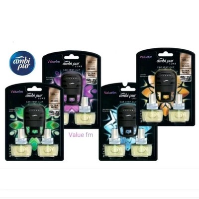 7.5ml x 2 Ambi Pur Luxe Car Air Freshener Perfume Bottle Car Vent Clip