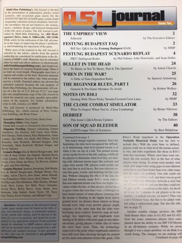 ASL JOURNAL - ISSUE # 10 for Advanced Squad Leader - Picture 3 of 6