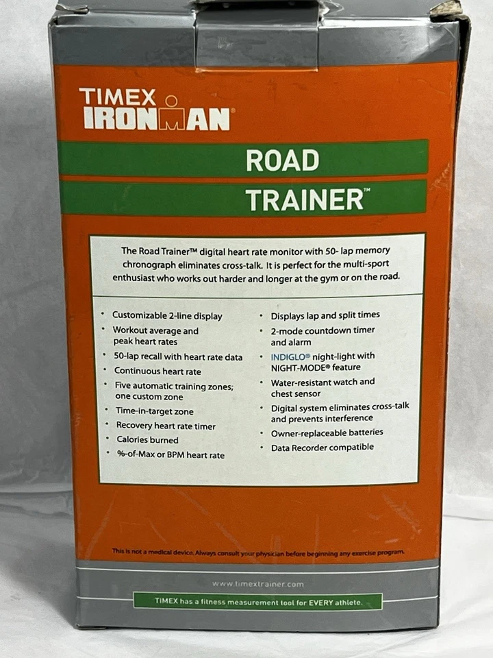 Relógio feminino Timex Ironman Road Trainer monitor de frequência cardíaca fitness branco/vermelho - Imagem 3 de 4