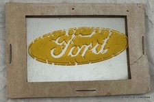 Rare Vintage Ford Motor Co Hand Pocket Size Advertising Mirror Car Auto Logo