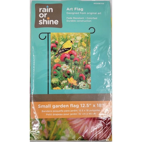 Welcome Dog Bone Flowers 12.5" X 18" Garden Porch Flag Flip It Rain Or Shine - Picture 1 of 3