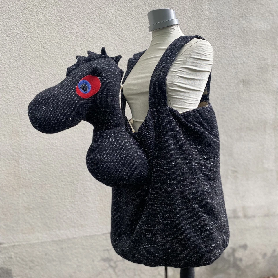 Disfraz de Halloween unisex vintage años 70 hecho a mano caballo de mar monstruo del lago Ness Foto 3 de 4