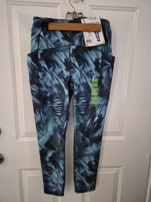 RBX LIVE.LIFE.ACTIVE Women s L High Rise Ankle Leggings Pockets Abstract
