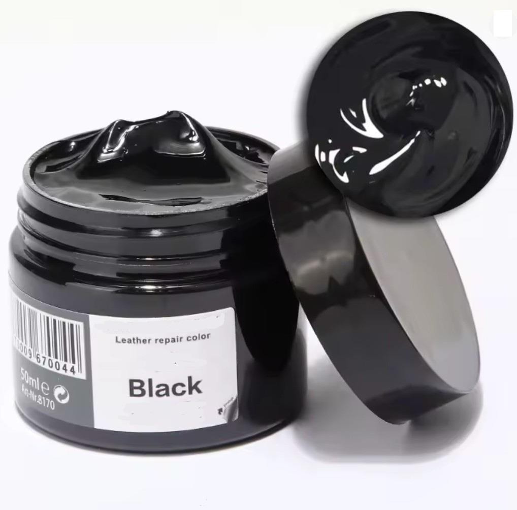 Leather Vinyl Black Paint Dye Repair Colour Faded Seats Steering Wheel Car Van