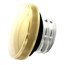 Motorcycle Gas Tank Cap for Harley Davidson 1983 and up - Brass