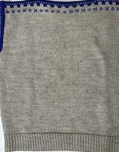 Marius Sportsmodes Marius & Stein Eriksen Oslo-Norway Wool Sweater Gray M/L READ - Picture 3 of 10