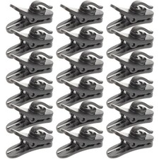 20 Pcs Mic Holder Lapel Clip Microphone Clips Stand Cable