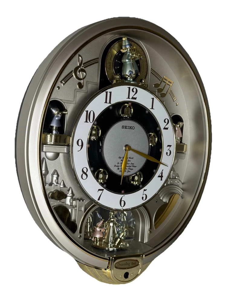 Reloj Campana Seiko Melodies In Motion Encantador QXM109SRH Edición Coleccionista Foto 3 de 4