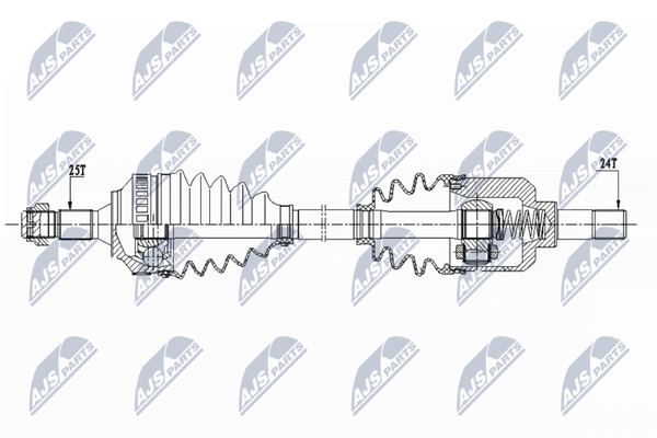 NTY NPW-CT-075 Antriebswelle Vorne Links FüR CitroËN Peugeot-image
