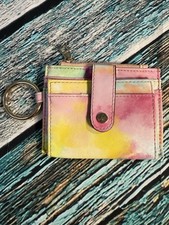 Jen  Co. Multicolor Tie Dye Wallet Wristlet