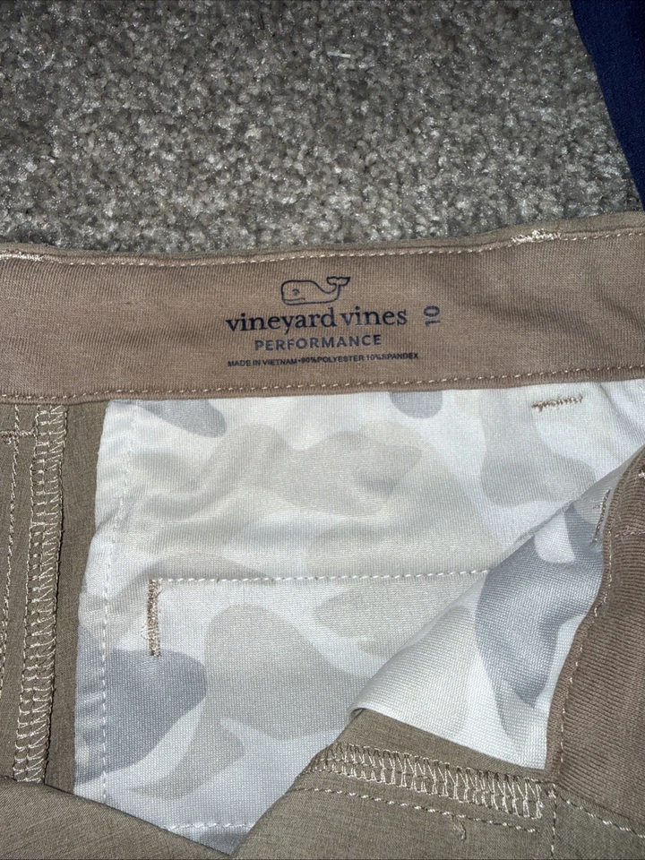 Vineyard Vines Boys' Performance Breaker Pants Size 10, Khaki And navy - Image 3 of 4