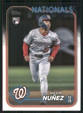 2024 Topps Update #US267 Nasim Nunez Washington Nationals 37057