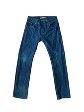 Tommy Hilfiger Boys Size 12 Straight Slim Leg Dark Wash Blue Denim Jeans