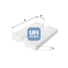 Innenraumfilter UFI 53.226.00 Partikelfilter für 4F2 AUDI C6 4FH A6 VW XL1 4F5