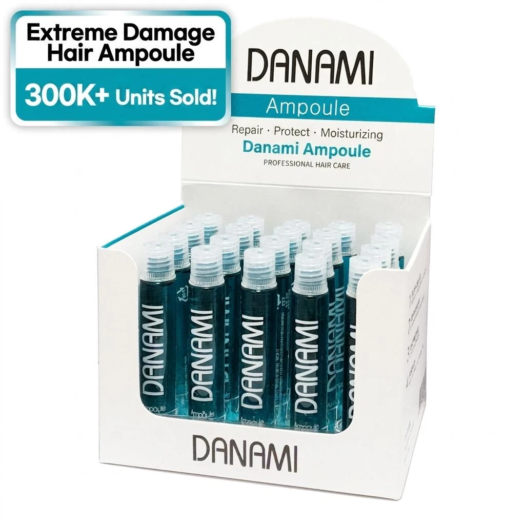 [K Beauty] Danami Hair Ampoule 20-Pack 13ml/ 0.44oz Protein Damaged Hair Repair