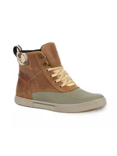 Xtratuf Men's Leather Ankle Deck Boot Lace - Cathay Spice/Camo - Size 9