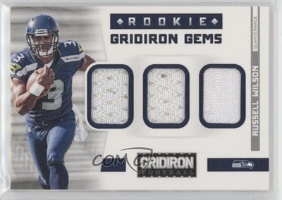 2012 Panini Gridiron Rookie Gridiron Gems Trios /199 Russell Wilson #17 RC 0n64