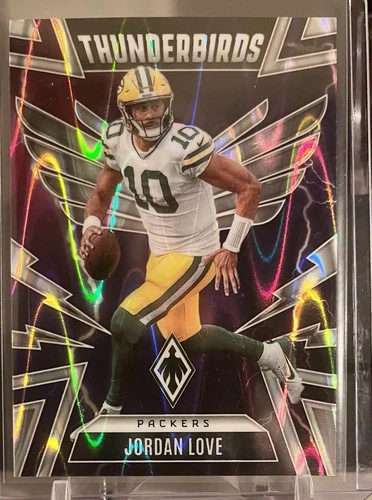 2025 Panini Phoenix Football Silver Seismic Jordan Love #18