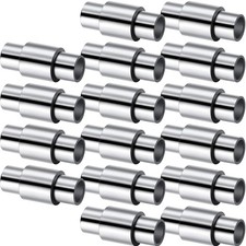 16 Pcs 6mm Aluminum Long Sleeve Inline Roller Stake Wheels Replacement Spacers