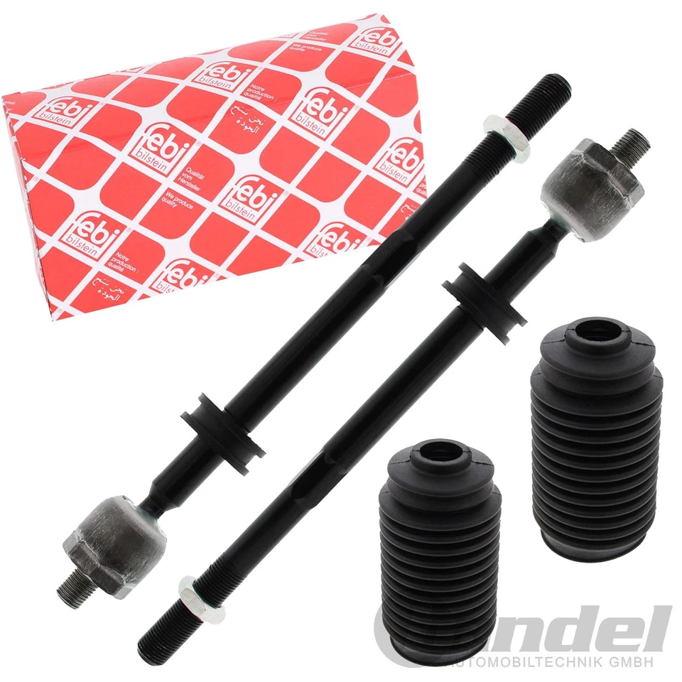 2x Febi Rotule Axiale + Mugissement Convient pour VW T4 Transporter Bus Multivan - Photo 1/1