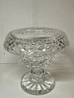 Waterford Crystal Miniature Footed Compote Bowl Turnover Rim Vintage