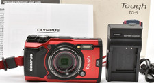 OLYMPUS TG-5 Red Digital Camera OM SYSTEM W/ Box Japan Exc 416A
