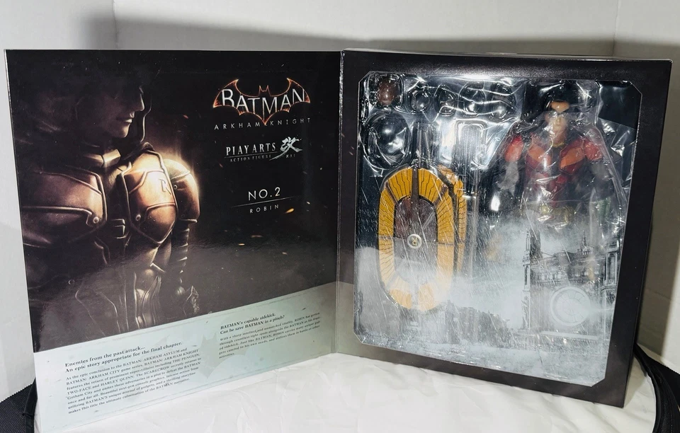 Экшн-фигурка Робина Play Arts Kai Style Batman Arkham Knight 10 дюймов модель PAK - Изображение 3 из 4