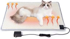 Pet Heating Pad for Cats  Dogs Indoor Outdoor, Warming Cat Heating Pad with Che